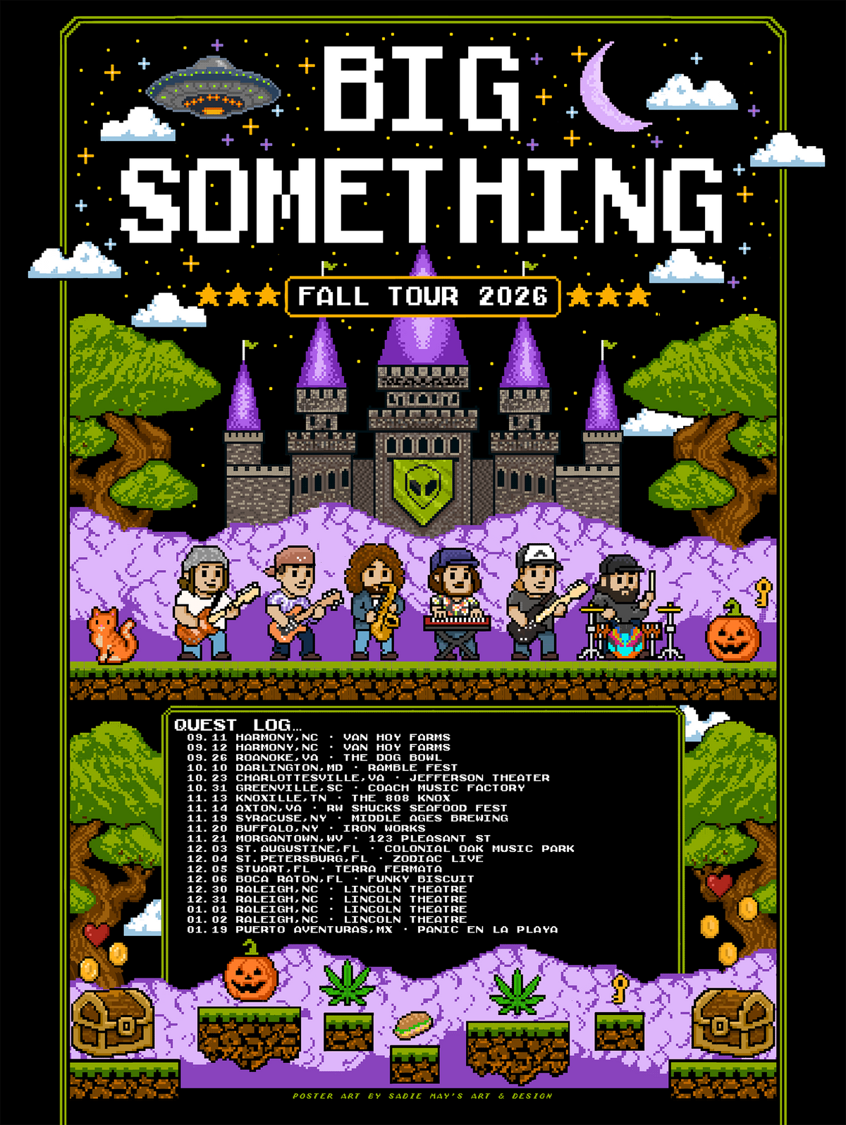 POSTER: 8-Bit Nintendo Fall Tour 2026 Poster