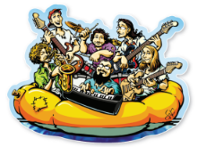 STICKER: Band in Raft