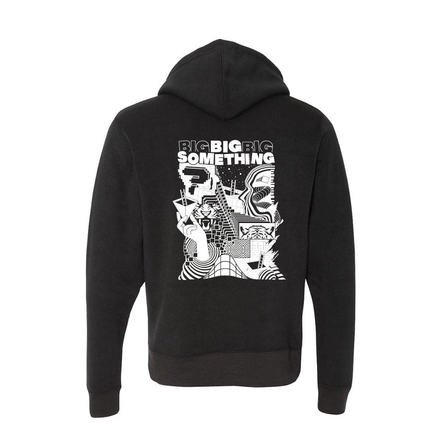 HOODIE: Wormhole Zip-Up Hoodie (Black)