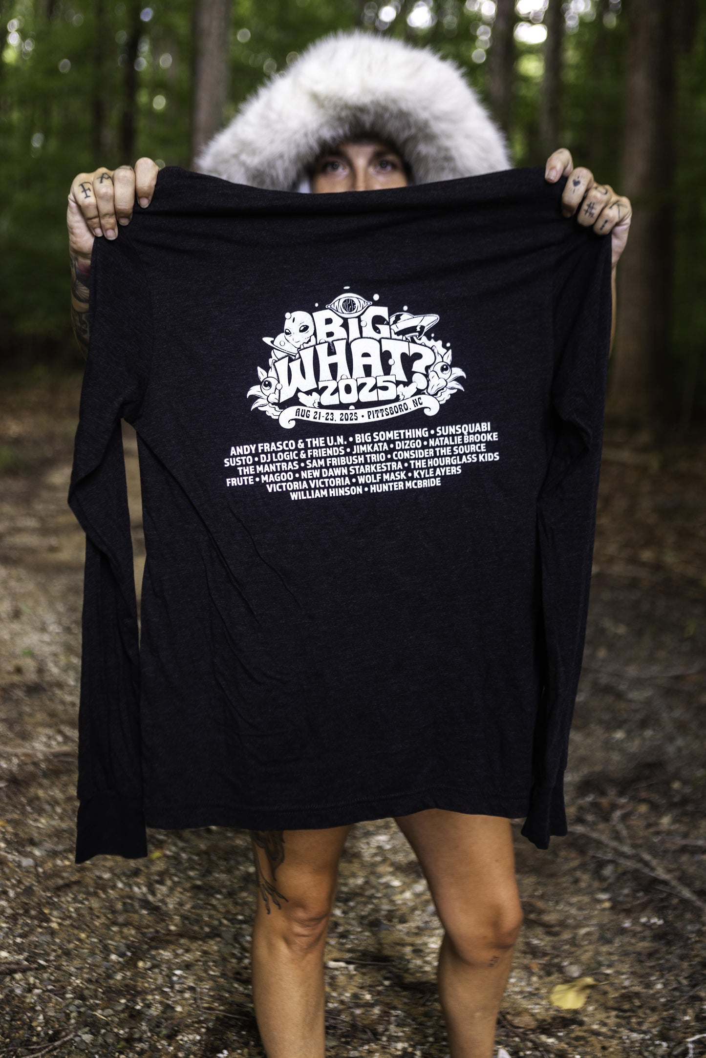 T-SHIRT: Big What? 2025 Lightweight Hooded Long Sleeve