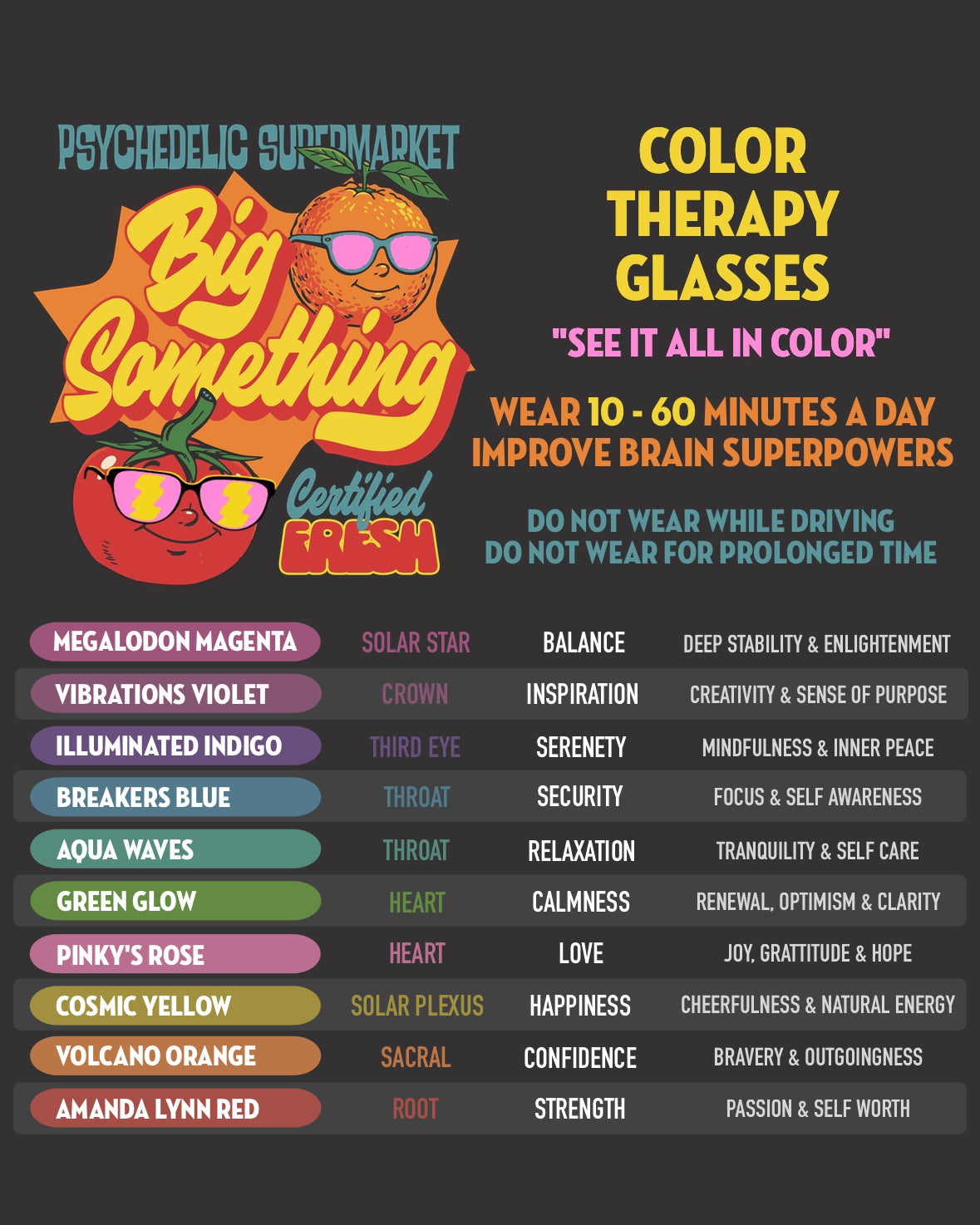 Color Therapy Glasses