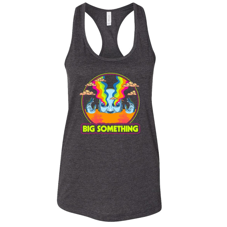 WOMENS TANK: Grey Headspace Women's Racerback Tank