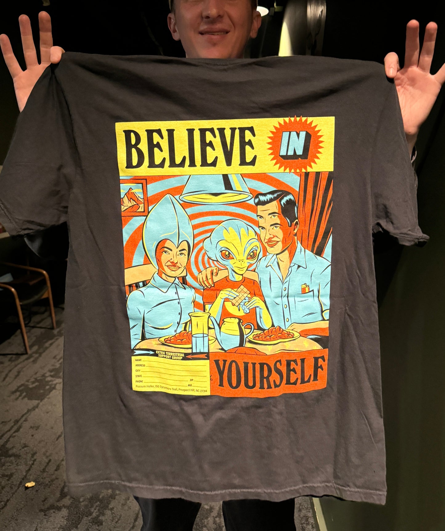 T-SHIRT: Believe In Yourself Comfort Colors Pocket T