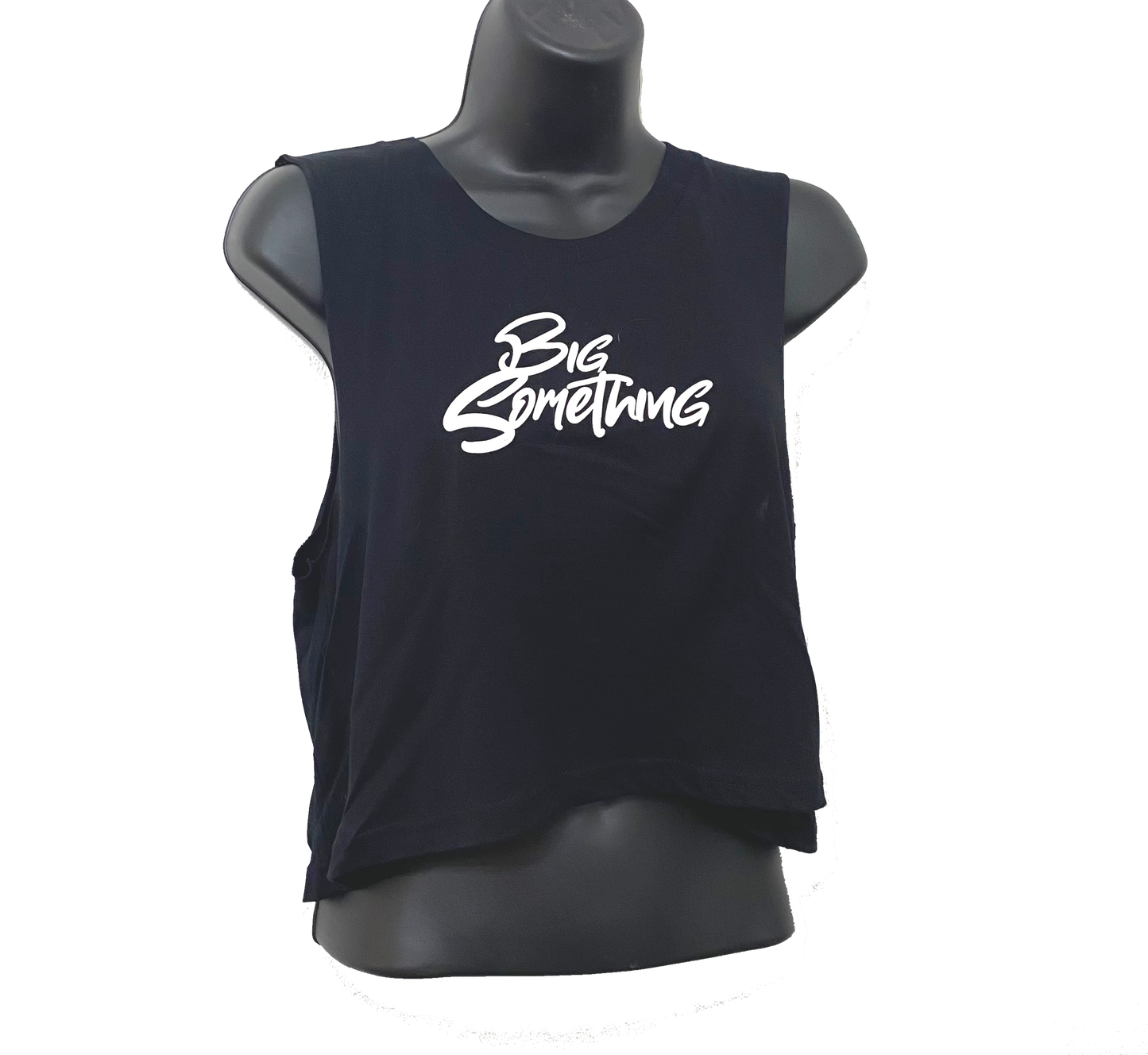 T-SHIRT: Women's Black Cropped Tank