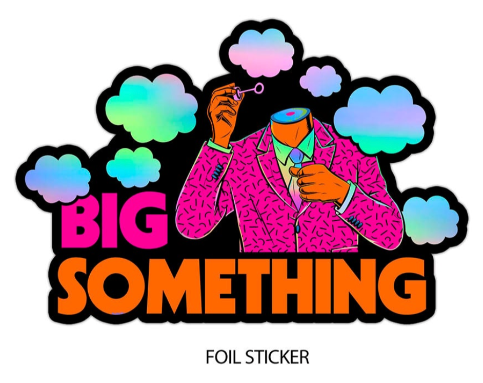 STICKER: Clouds Foil Sticker