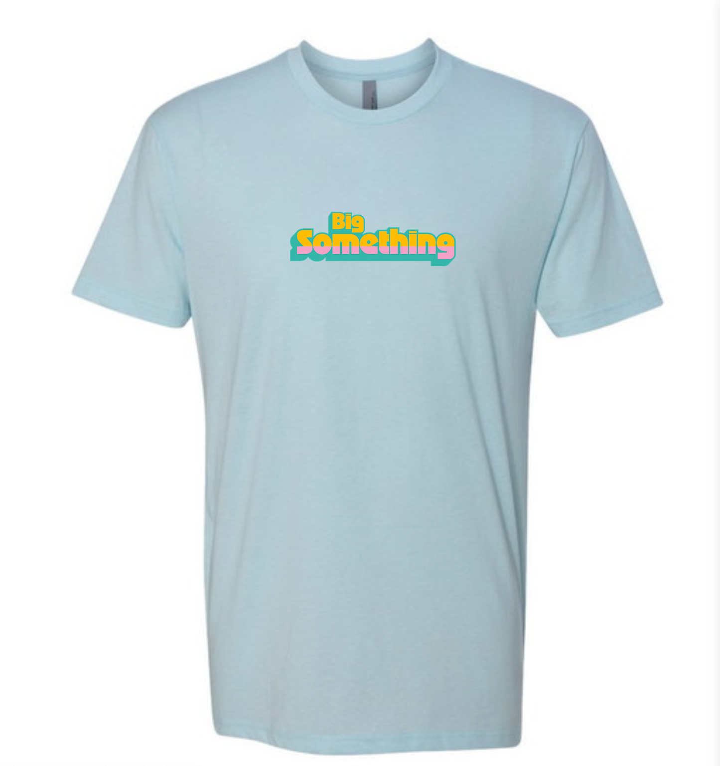 T-SHIRT: Unisex Light Blue Vintage Space Logo