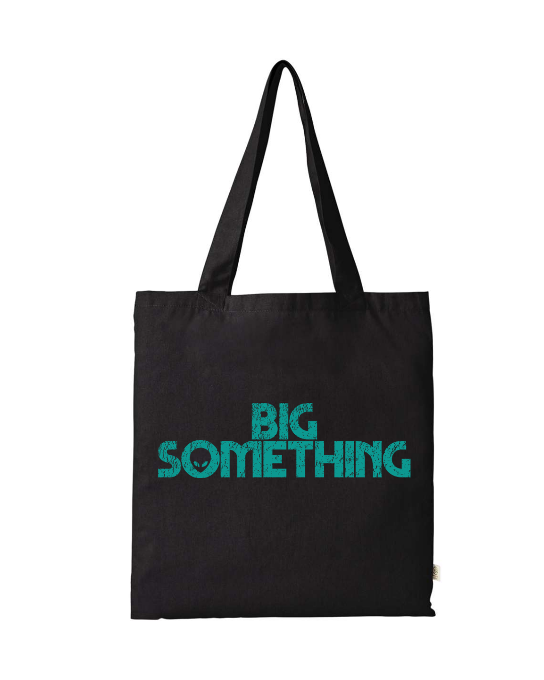 Tote Bag: Big Something Alien Logo (Black)