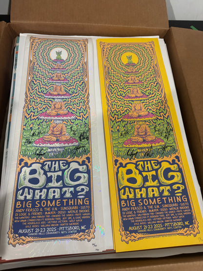 POSTER: Big What? 2025 Lemon Drop + White Foil