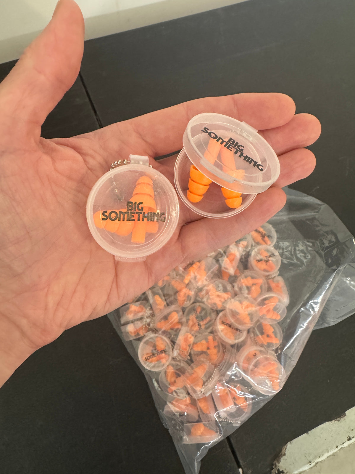 Silicone Earplugs Keychain