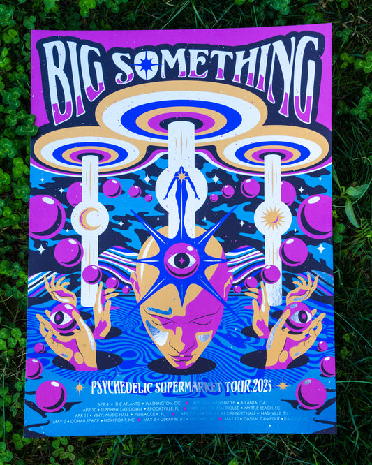 POSTER: Psychedelic Supermarket 2025 LE Tour Poster