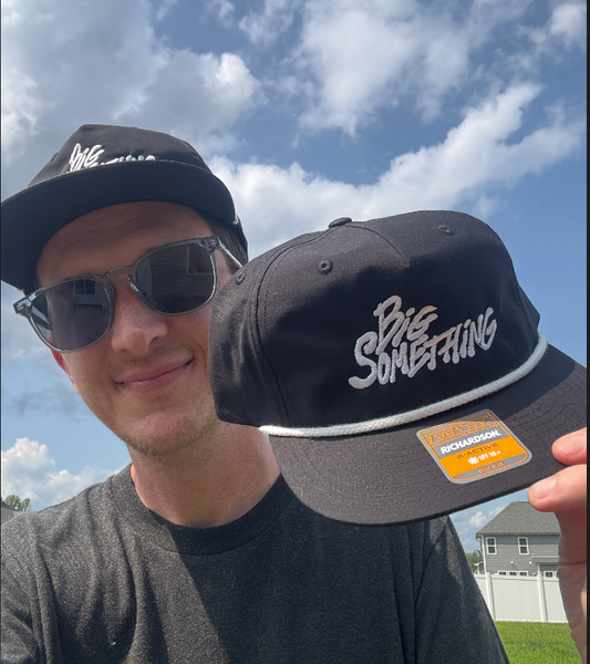 HAT: Street Logo Rope Hat (Black w/White)