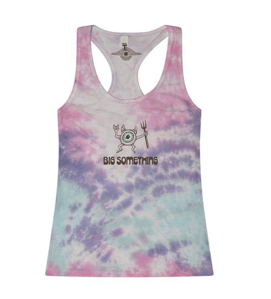 WOMENS TANK: Cotton Candy Evil Eye Tie Dye